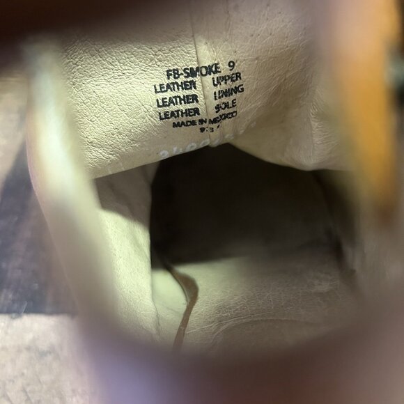 Freebird By Steven Smoke Leather Brown Mule Boots Booties Womens 9 - Picture 4 of 12